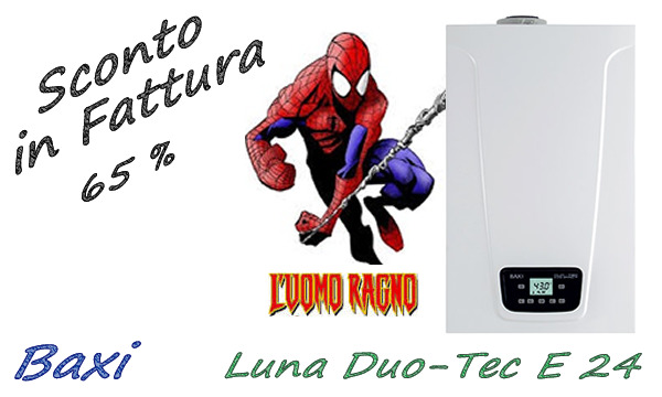 Cambio Caldaia Con incentivi statali, Cessione del credito o Sconto in fattura, baxi Luna Duo-tec E 24 1730, Installazione Standard inclusa, 5 anni di garanzia.